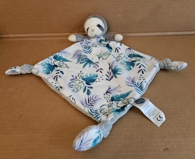 Mary Meyer 灰色懒惰安全毯 Lovey 毛绒玩具 10 x 10 — 第 1/4 张图片