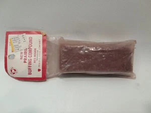Vtg Prairie Tool Buffing Compound RED ROUGE For Fine Sterling Other Metals NOS - Picture 1 of 5