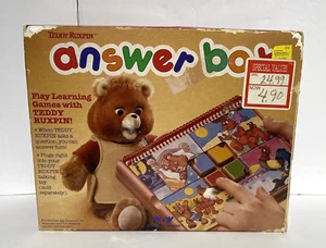Teddy Ruxpin Answer Box Toy 1988 World of Wonder Complete with Box NEW Open Box - Picture 1 of 8