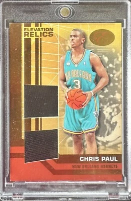 Parche de camiseta Chris Paul 2007-08 Bowman Elevation/29 juego usado 💎 Foto 1 de 2