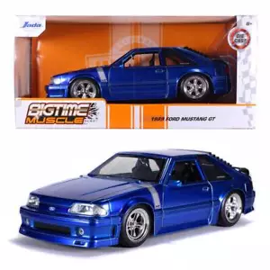 Jada Toys Bigtime Muscle Series: Ford Mustang GT 1989 (azul) escala 1/24 - Imagen 1 de 9