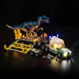 Kit Luci LED per Missioni LEGO Dinosauri: Camion Trasporto Allosaurus 76966 - Foto 1 di 9