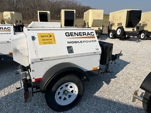 Generac 15 kw Diesel Trailer Mounted Generator Residential/ Commercial - Picture 1 of 13