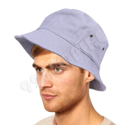 Boné chapéu balde masculino algodão pesca aba boonie safári verão acampamento tamanho X/XL - Imagem 1 de 3