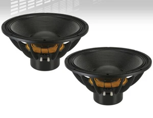 2x B&C 18SW115-8 18" Neodymium Subwoofer Speaker 3400W 8-Ohm 4.5" Voice Coil. - Picture 1 of 5