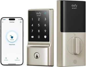 eufy C210 Smart Lock Wi-Fi Deadbolt Keyless Entry Door Lock Touchscreen Keypad - Picture 1 of 6