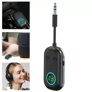 Bluetooth5.3 Sender Klinke Adapter 2in1 Transmitter Receiver Splitter Audio DHL - Bild 1 von 12
