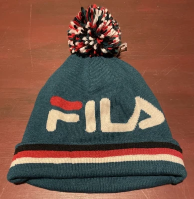 Gorro Fila Unisex Pom Verde/Rojo/Azul Marino/Blanco Foto 1 de 2