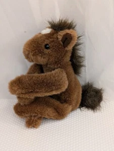 Brown Horse Hugger Plush Wraps with Hook Loop 6 Inch A&A Stuffed Animal Toy - Picture 1 of 10