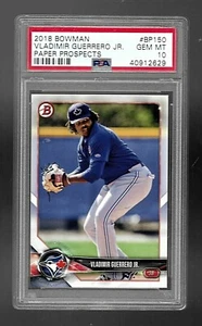 2018 BOWMAN BASEBALL CARD #BP150 VLADIMIR GUERRERO JR RC PSA 10 MLB BLUE JAYS - Picture 1 of 5