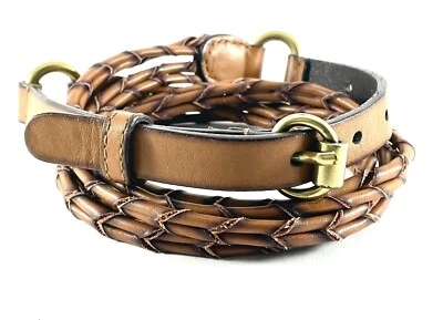 Cinturón de cintura estilo cuerda de cuero marrón Chicos talla L Foto 1 de 4