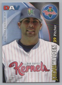 Jordan Walden 2008 DAV Cedar Rapids Kernels Angels Minor League Baseball Card - Picture 1 of 2