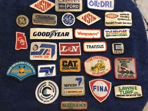 Vintage 1970s 1980s Advertising Levi Jean Jacket Hat Patches 26 PIECE  LOT GM-09 - Picture 1 of 6
