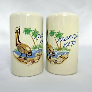 Vintage Pelican Key West Florida Salt & Pepper Shakers Down East Crafts Japan - Picture 1 of 10