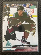 Juuso Valimaki 2023-24 Upper Deck Deluxe Parallel Card #001/250