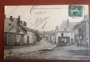 CPA - 02 - ROZOY-SUR-SERRE - GRANDE RUE (BAS) - Imagen 1 de 2