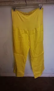 PANTALONES CORTOS CAPRIS MATERNIDAD CREMA O AMARILLO SOPHIA JAYNE TALLAS S, M Y XL - Imagen 1 de 1