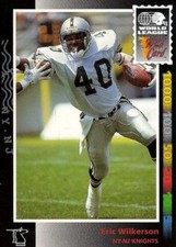 1992 Wild Card WLAF Football Trading Cards Pick From List
