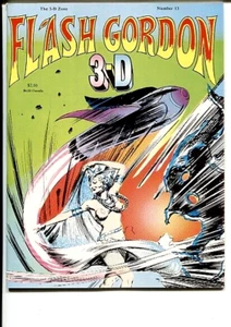 FLASH GORDON 3-D 3-D ZONE 19 NM-MT  GLASSES INTACT  RAYMOND 1988 - Picture 1 of 2