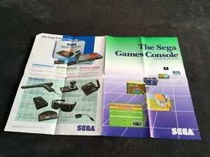 Notice Sega Master System Poster Depliant PAL, Excellent état - Picture 1 of 2
