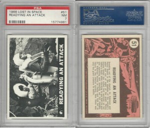1966 Topps, Lost In Space, #51 Readying an Attack, PSA 7 NM