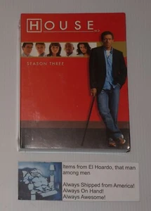 House - Season Three (DVD, 2007, 5-Disc Set) Brand New Sealed - Picture 1 of 2
