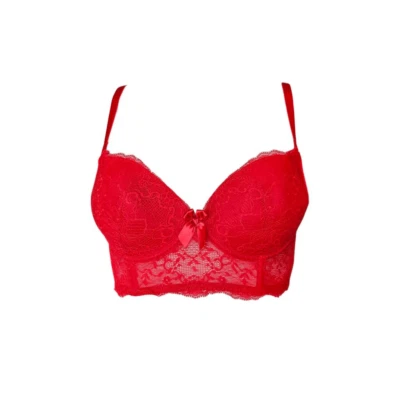 goth lace balconette bra - Image 1 of 4