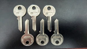 NOS Vintage Wilmot Breeden Union FP key blank Fits MGA MGB Healey Triumph Jaguar - Picture 1 of 1