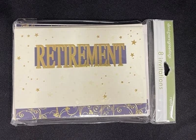 Retirement Party 8 Ct Invitations - Image 1 of 2