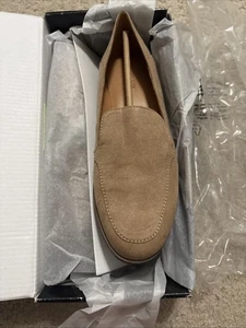 NWB J Crew Microsuede Convertible Fold-down Loafers Size 7.5 Saddle J6851 - Picture 1 of 5