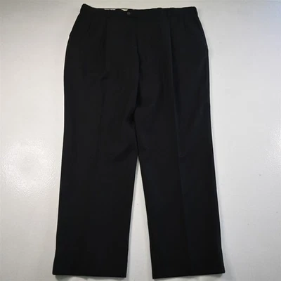 Pantalones Clásicos Plisados De Colección Burberrys Años 90 40x32 Negro Micro Cuadros Lana Corte Completo Foto 1 de 4