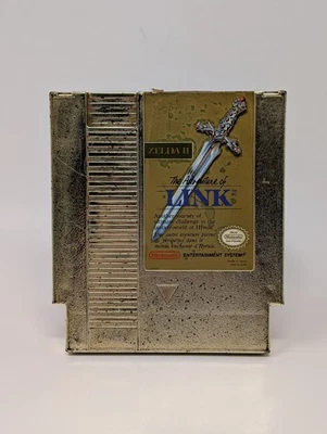 Zelda II: The Adventure of Link Gold (Nintendo Entertainment System, 1988) - Image 1 of 3