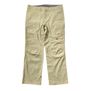 Eddie Bauer First Ascent Pants Men’s 36x30 Khaki Guide Pro Cargo Hiking Outdoors - Picture 1 of 10