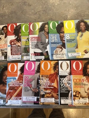 Lot of 12 Vintage The Oprah Magazine 2007 Foto 1 de 4