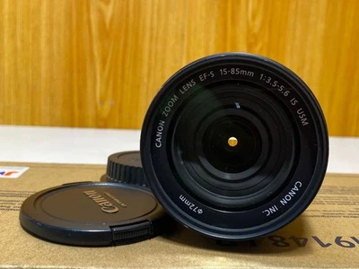 Canon EF-S 15-85mm f/3.5-5.6 IS USM Zoom Lens 67mm Filter Size - Image 1 of 4