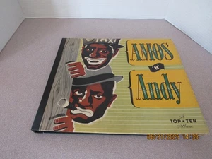 AMOS AND ANDY 4 RECORD ALBUM TOP TEN 78'S COPYRIGHT 1947 - Imagen 1 de 12