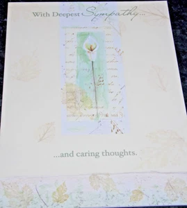With Deepest Sympathy, Sympathy Card. (SY7) - Picture 1 of 2