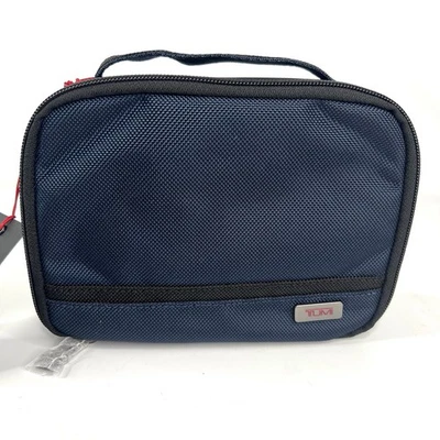 TUMI Travel Pouch Accessory Kit Black with Gold Hardware - Image 1 of 4