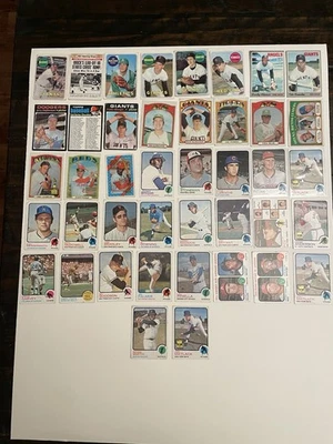 Lote de tarjetas de béisbol Topps de colección 1969-1984, (300+) muchos HOFer’s Poor - EX Foto 1 de 4