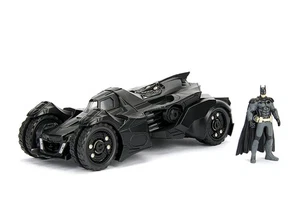 Batman BATMOBILE Modello AUTO con Figura ARKHAM KNIGHT 1/24 DieCast JADA - Foto 1 di 4