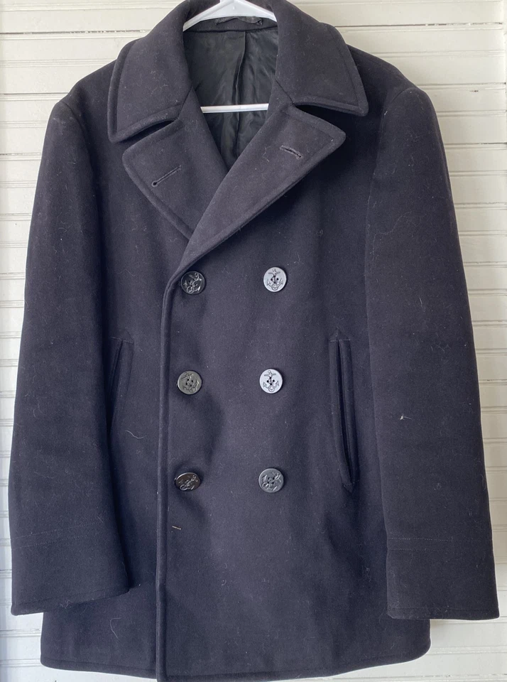 Chaquetón de lana vintage de la Marina de los Estados Unidos talla 38 Foto 1 de 4