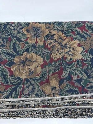 Floral Tapestry Fabric Yardage Upholstery Material 55”w x 180” L (5 yards) - Image 1 of 2