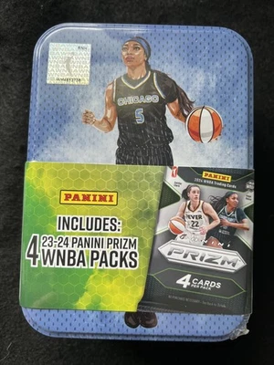 2023-24 Panini Prizm WNBA Blue Tin Angel Reese Blaster Sealed🔥🏀🔥 - Image 1 of 2