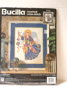 Bucilla Celestial Angel Counted Cross Stitch Kit 41118  Sealed - Picture 1 of 3