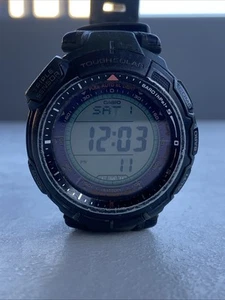 Casio Sport Pro Trek PRG-110 Tough Solar Triple Sensor 3071 Vintage Watch - Picture 1 of 11