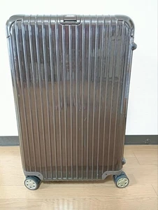 Rimowa Salsa Deluxe 86L Brown 4-wheels Carry Case Suitcase - Picture 1 of 15