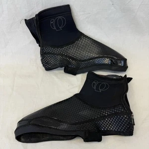 Cubiertas para zapatos de ciclismo Pearl Izumi Elite Barrier negras con carcasa blanda - talla mediana - Imagen 1 de 5