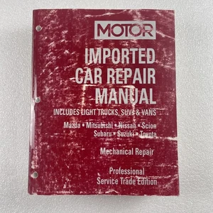 Motor Imported Car Repair Manual Asian 2001-05 Professional Service Trade Ed. - Picture 1 of 7