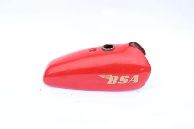 Vintage Cycle Craft Fuel Tank Fiberglass Narrow Made In USA Red Custom BSA - Image 1 of 4