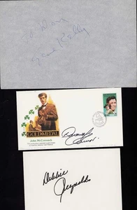 Singin In The Rain Unterschriften Gene Kelly Debbie Reynolds Donald O'Connor mit Echtheitszertifikat - Bild 1 von 2